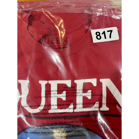 Queen Band T-Shirt Another One Bites The Dust Red Tee Official Merch Medium - Picture 5 of 5